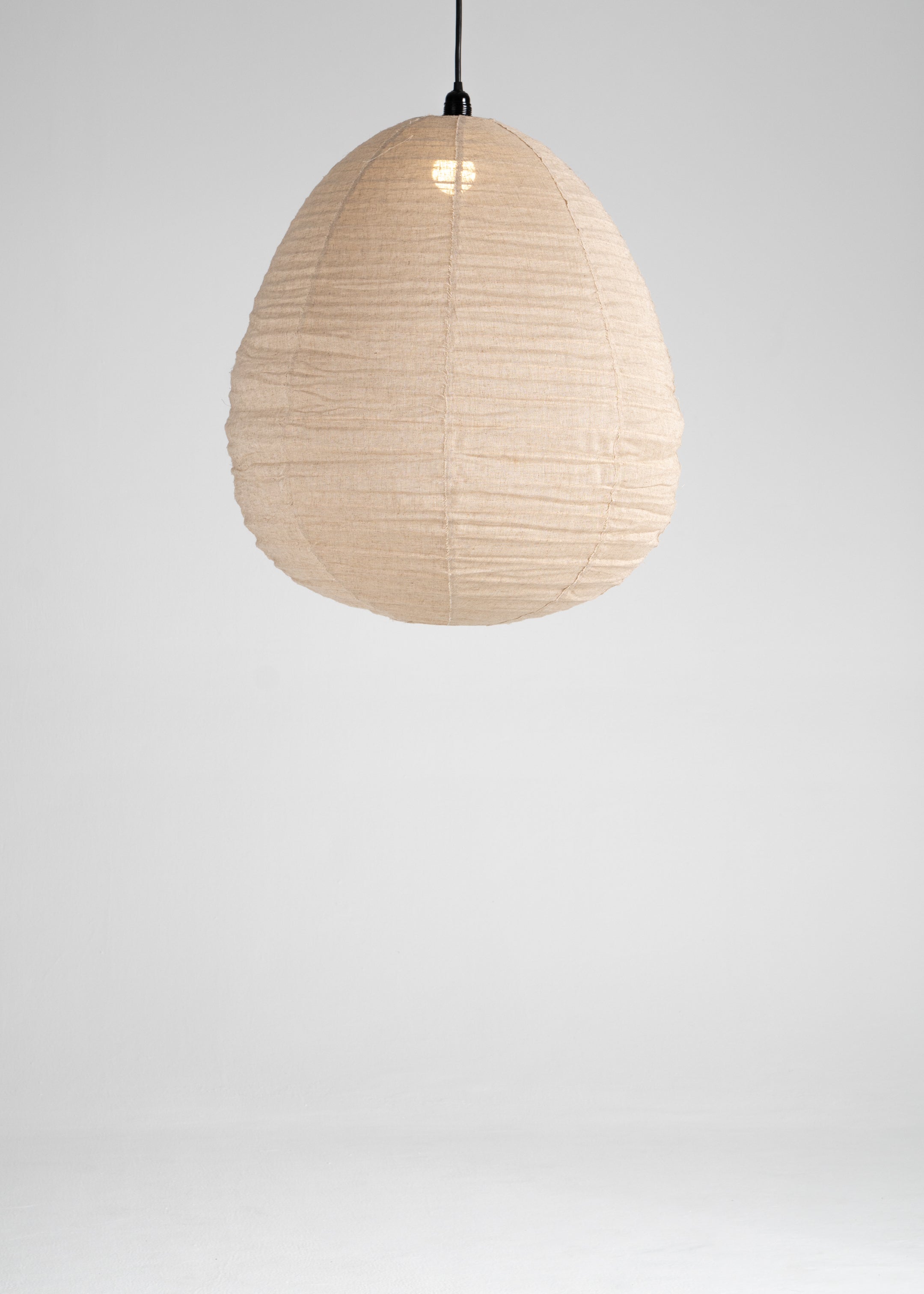 Malam Linen Lantern / Natural / Medium