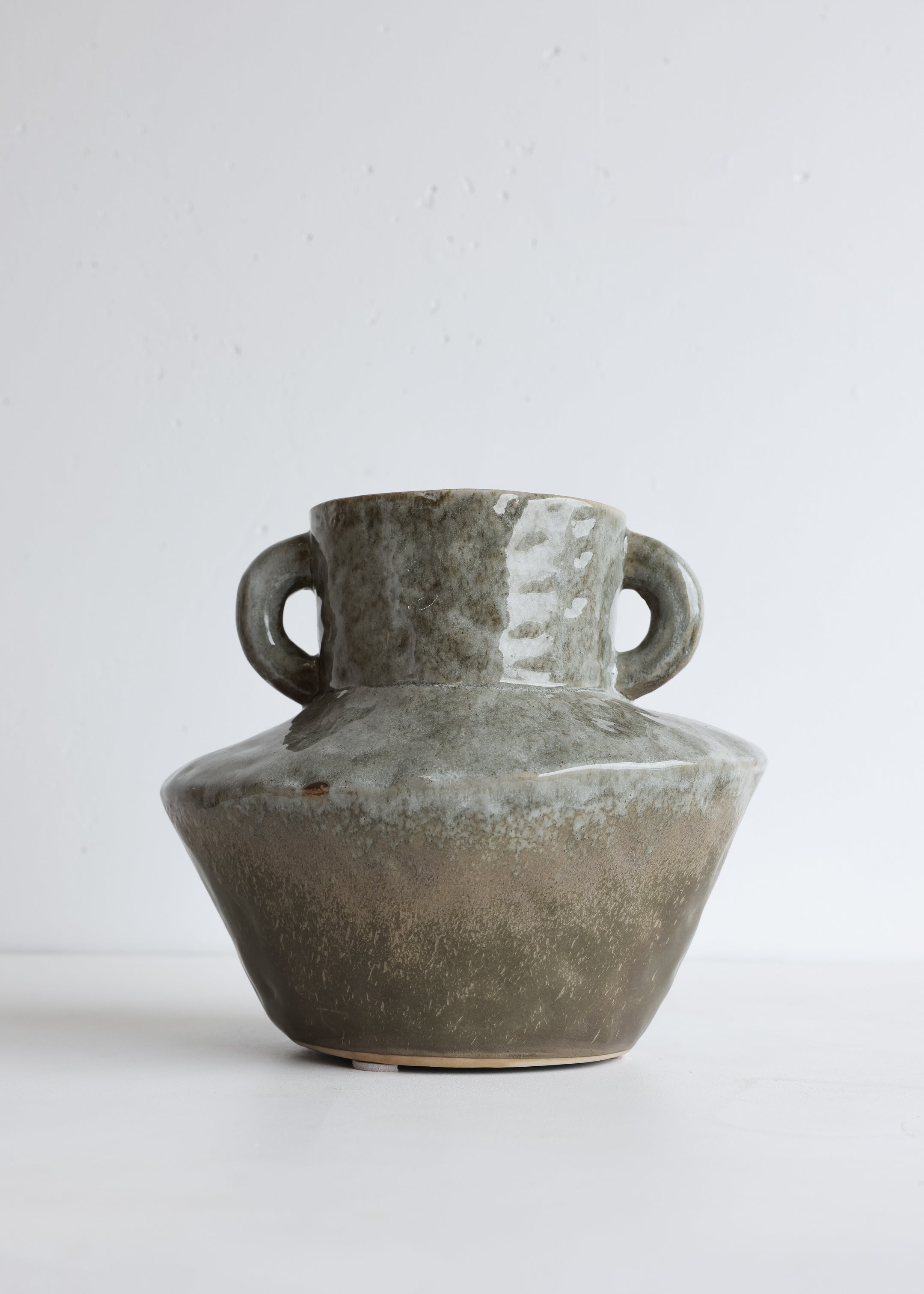 Large Stoneware Vase / Moss