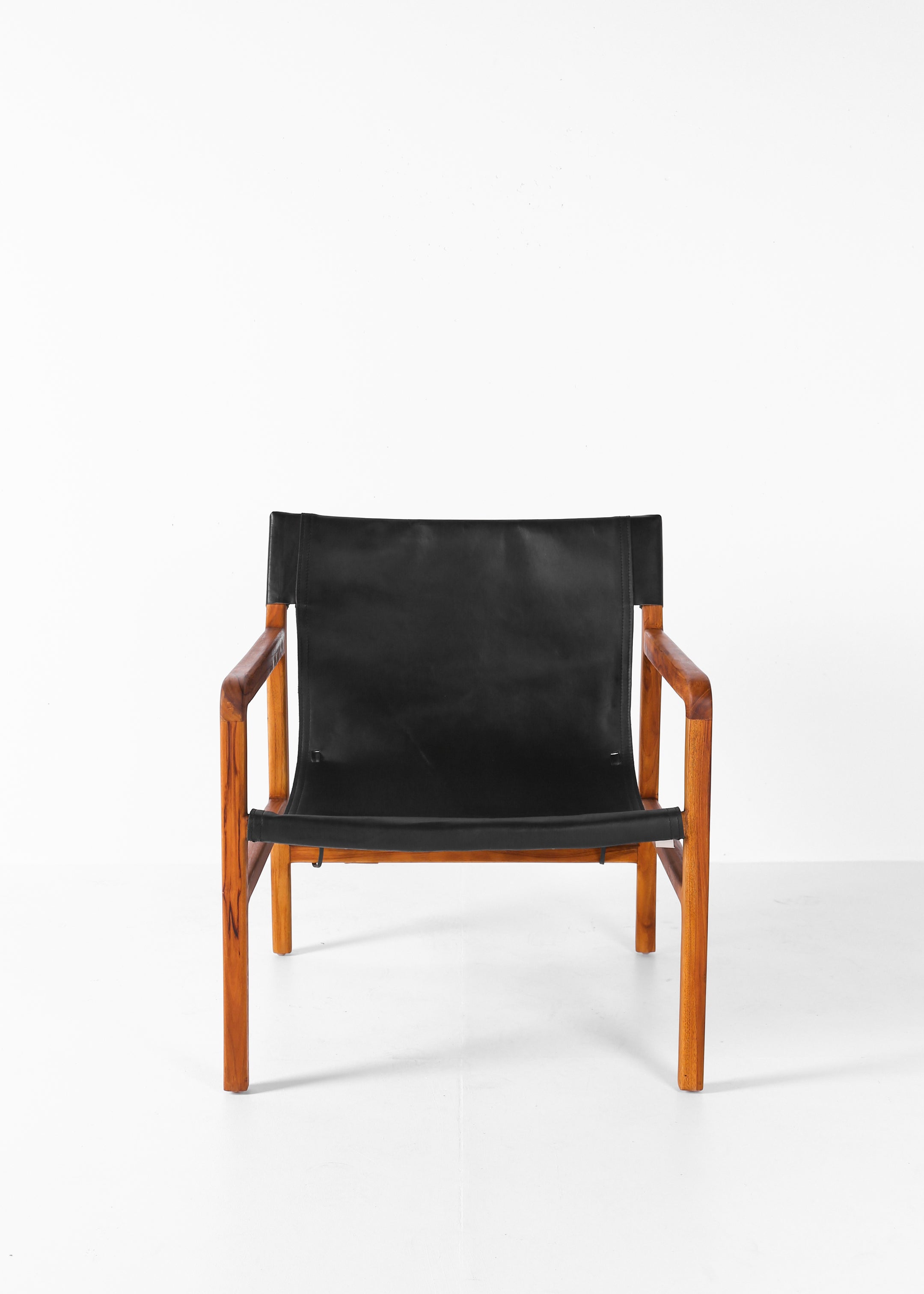 Leather Sling Chair / Black