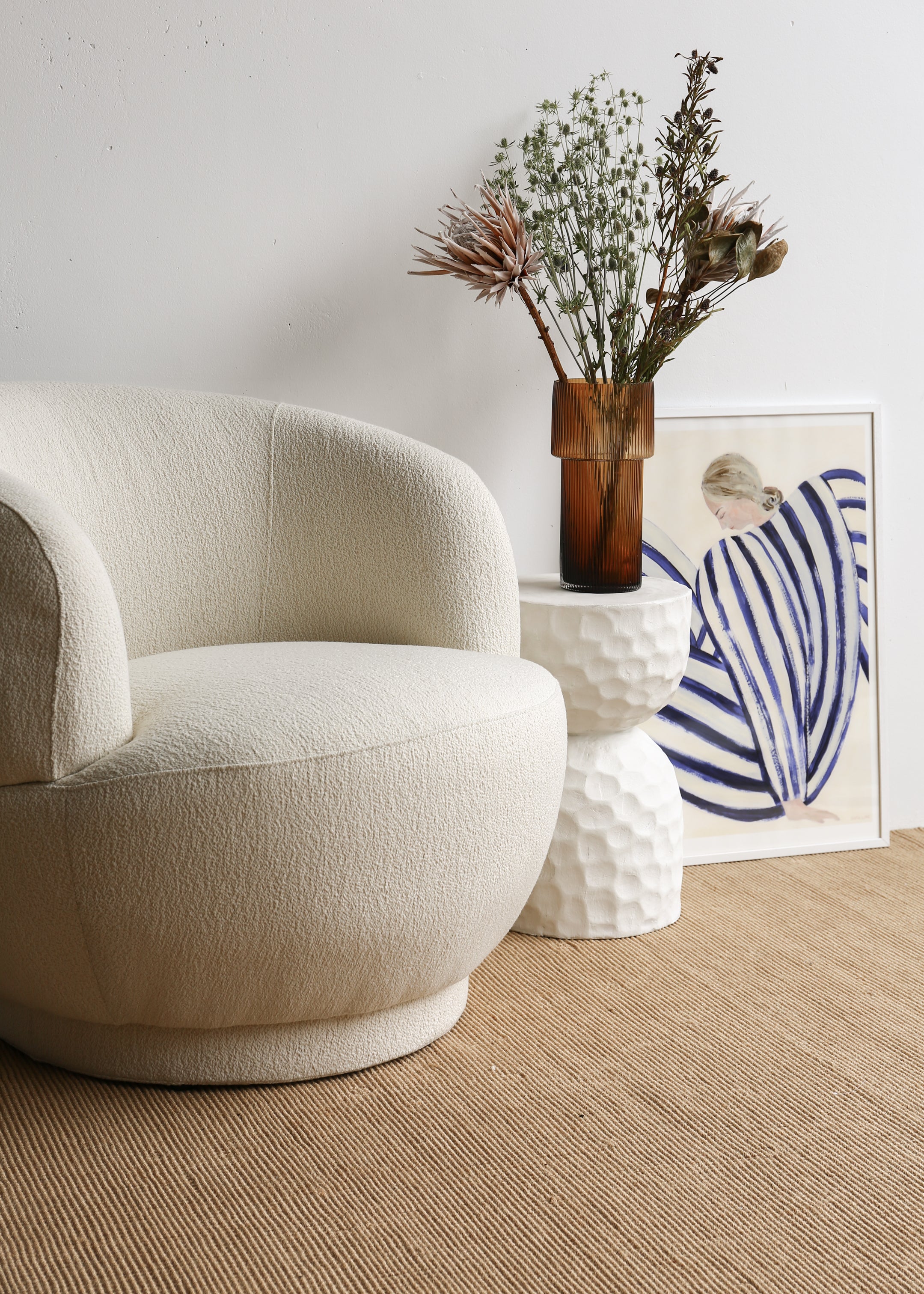 Oslo Occasional Chair / Ivory