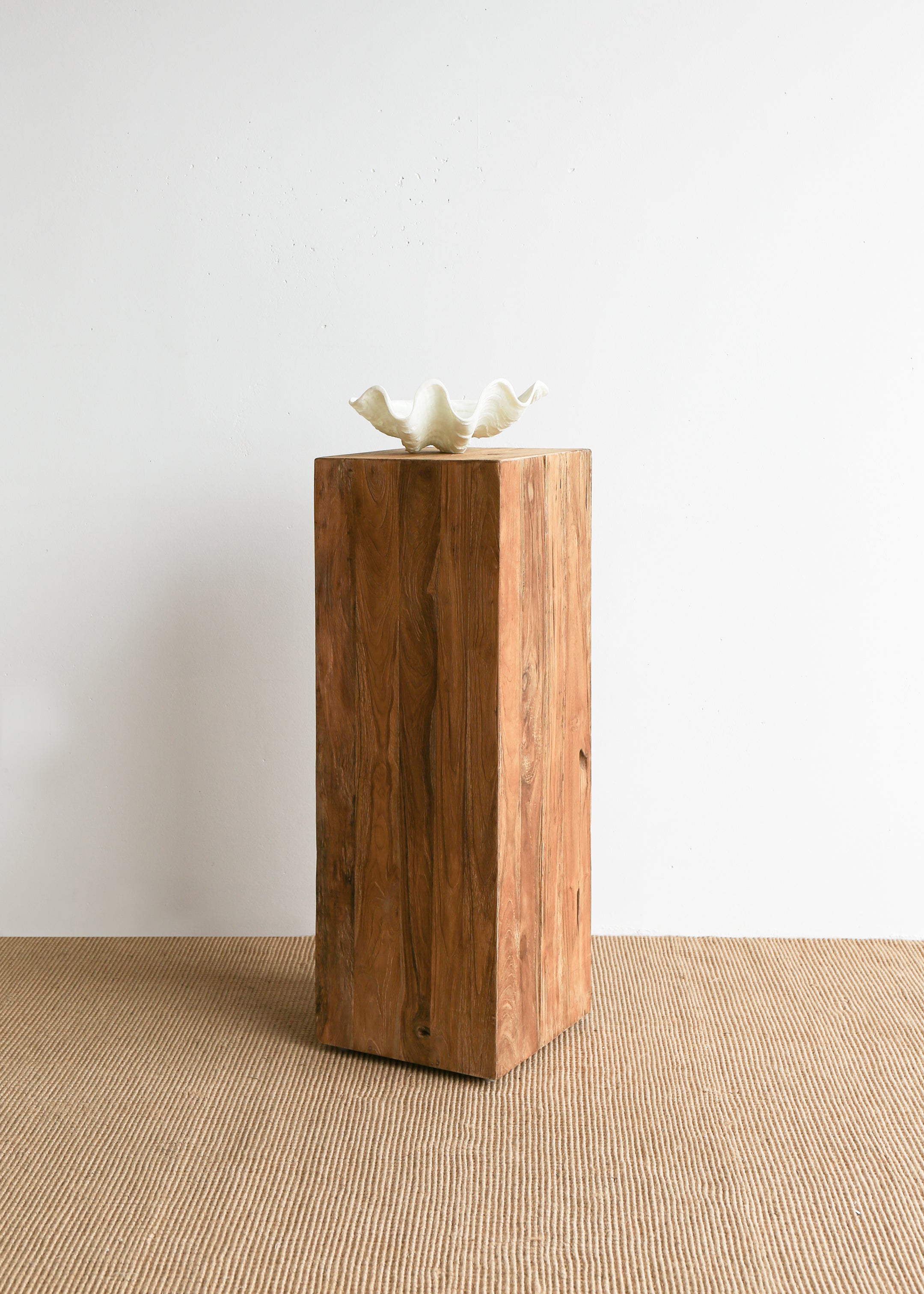 Teak Plinth / Large / Natural