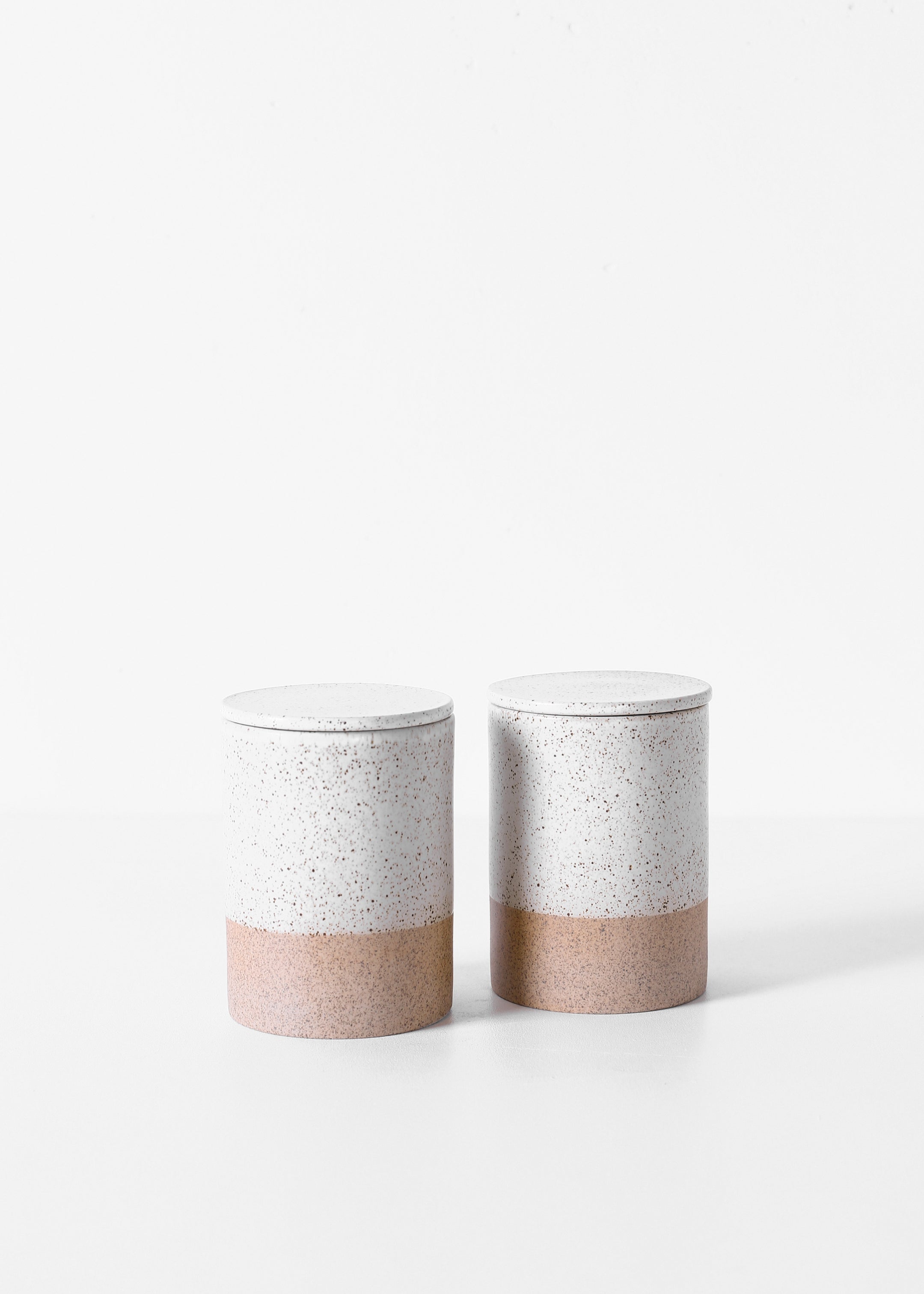 Garden To Table Canisters Set Of 2 / White
